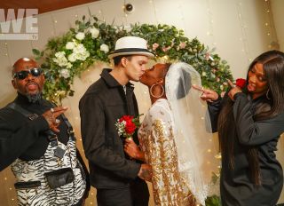 Egypt Criss wedding with Samuel Wright