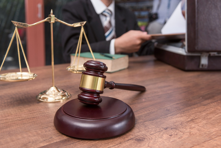 A gavel and the justice scale