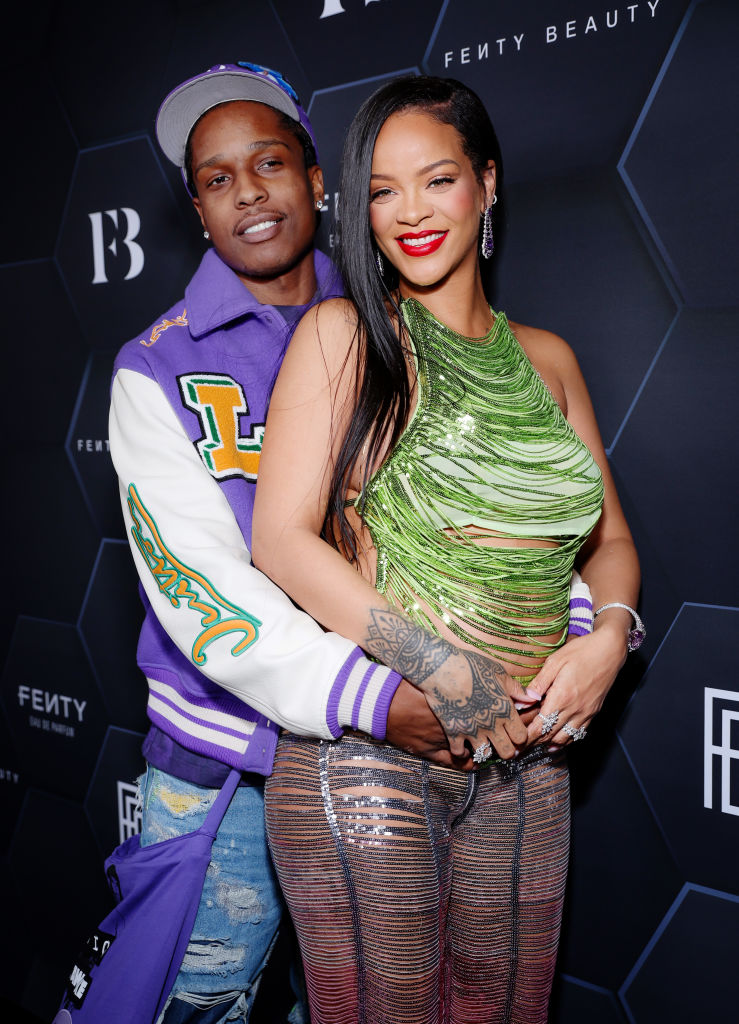 Fenty Fineness: Baby Bumpin’ Rihanna & Her Honey A$AP Attend ‘Fenty Beauty & Fenty Skin’ Event In L.A.