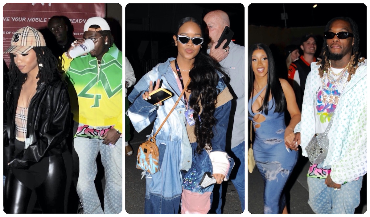 Celebrities exit SoFi Stadium following Rams 2022 Super Bowl win