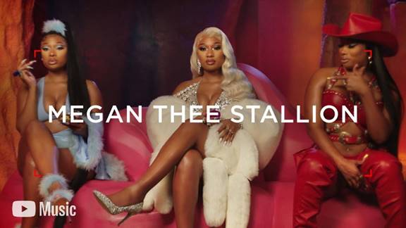 Megan Thee Stallion with YouTube Music