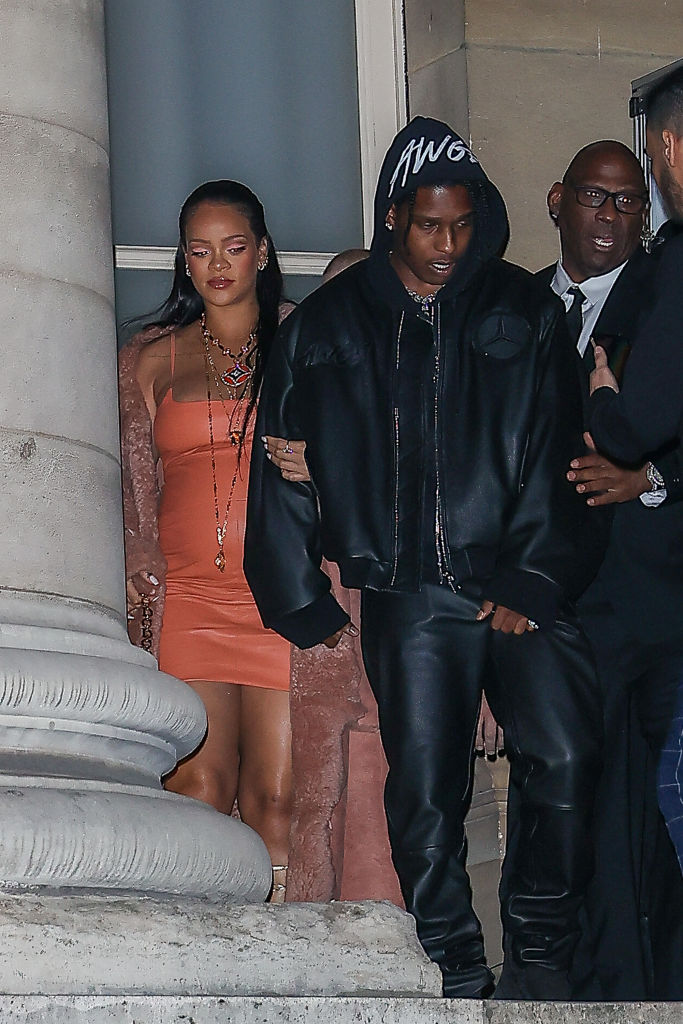 Rihanna, ASAP Rocky, Kim K at Paris Fashion Week