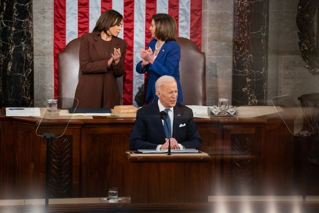 President Biden Delivers His First State Of The Union Address To Joint Session Of Congress