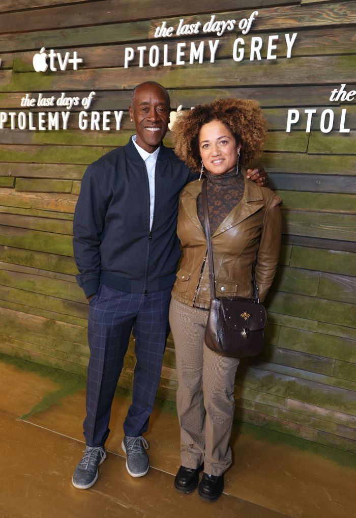 Don Cheadle and Bridgid Coulte attends the series premiere of Apple Original limited series “The Last Days of Ptolemy Grey” at The Bruin in Los Angeles, CA, on March 7, 2022. “The Last Days of Ptolemy Grey” premieres on Friday, March 11, 2022 on Apple TV+.