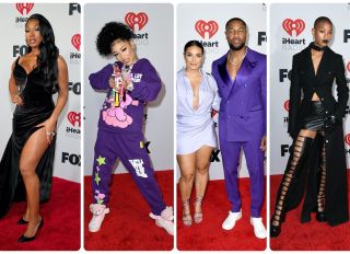 Megan Thee Stallion Coi Leray Zena Foster and Tank and Willow Smith attend the iHeart Radio Awards
