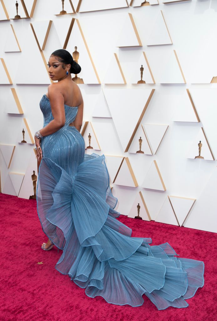 Megan Thee Stallion at The OSCARS red carpet arrivals