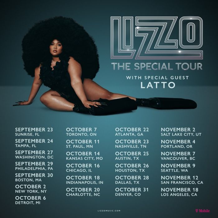 Lizzo The Special Tour assets