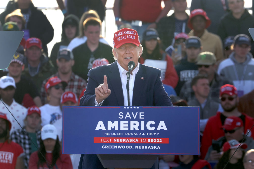 Former President Trump Rallies Supporters In Nebraska