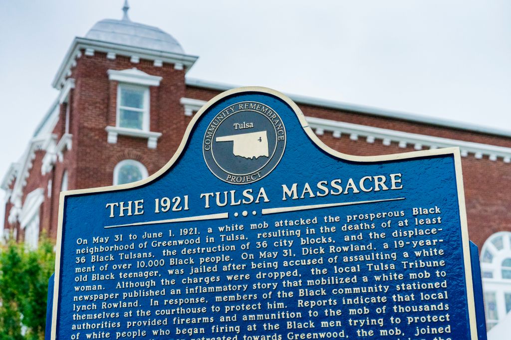 Historic 100 year old Vernon AME Church, Commemorating Black Wall Street Massacre in 1921, Tulsa, Oklahoma