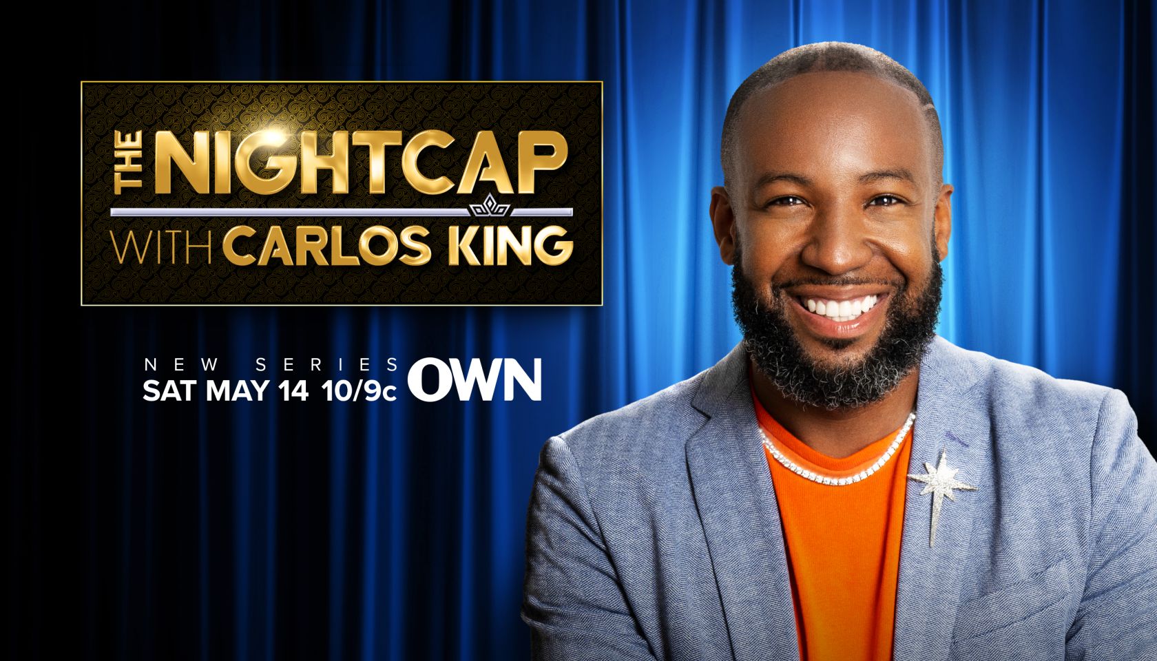 The Nightcap with Carlos King Key art
