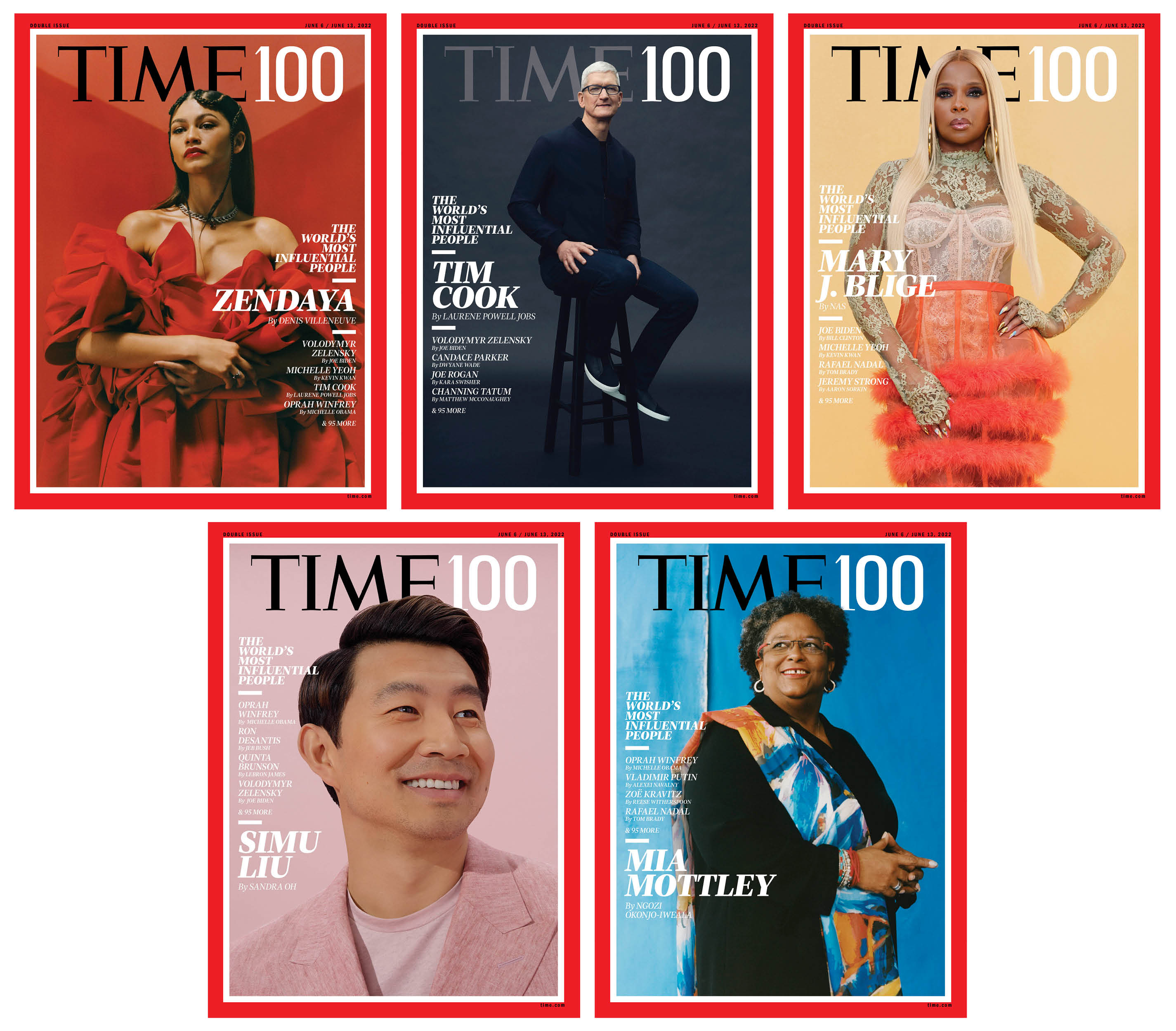 Time Influential People List 2022 Zendaya, Mary J. Blige & More Honored