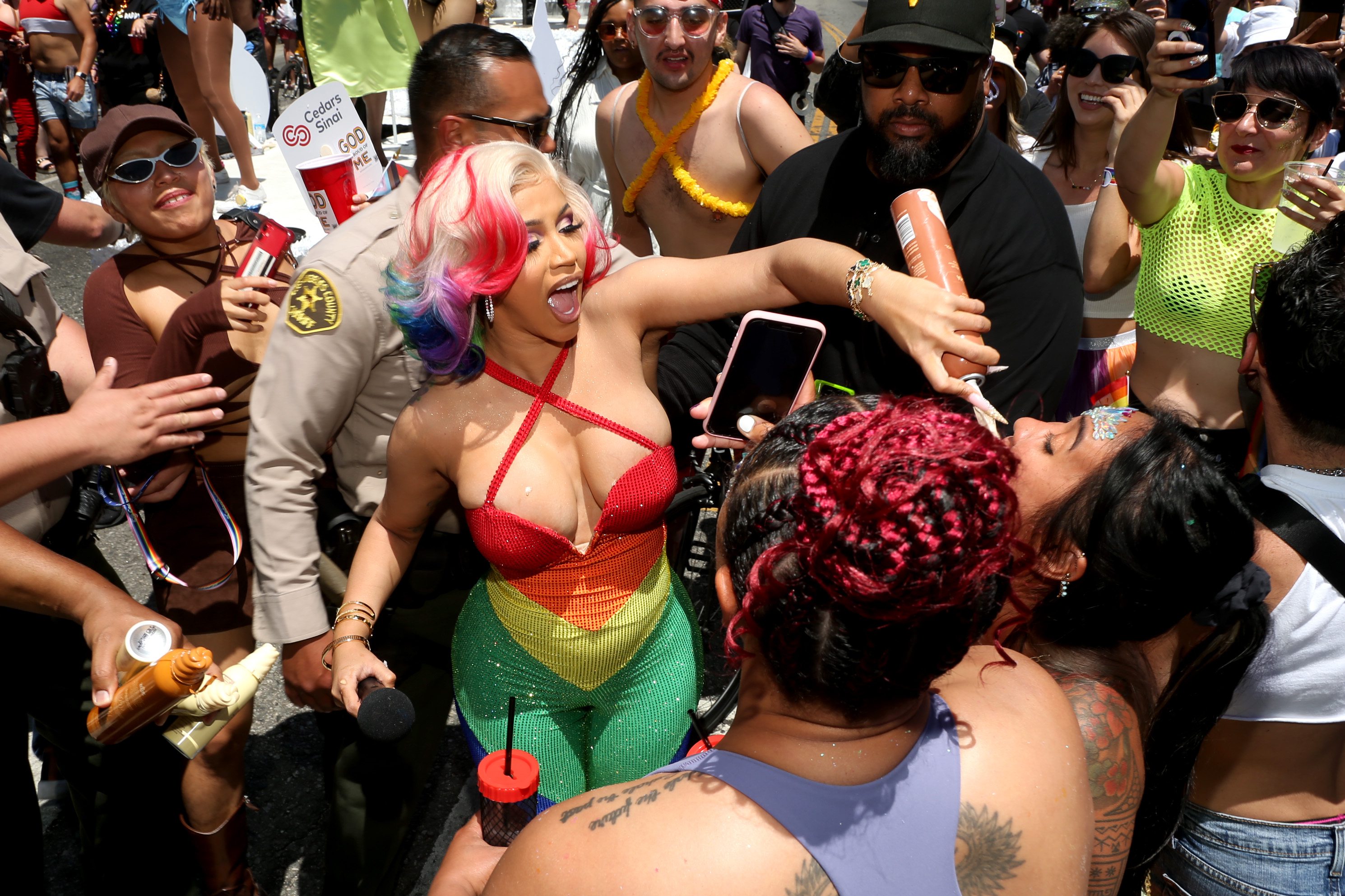 Cardi B and Whipshots Celebrate at WeHo Pride 2022