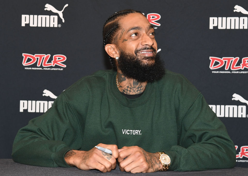 Nipsey Hussle In Store CD Signing