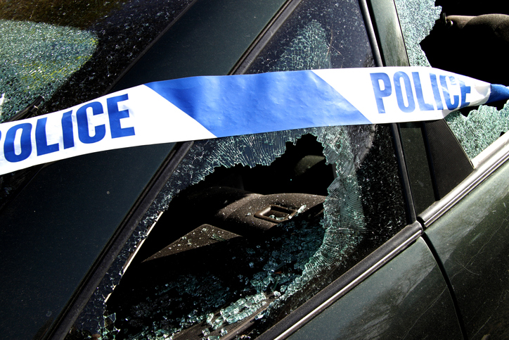 Car With Broken Windows