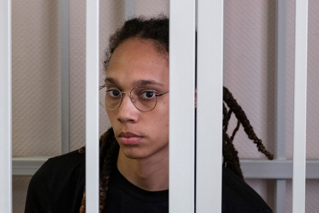 Moskova, Rusya - 27 Temmuz: Brittney Griner M Rus mahkemesinde