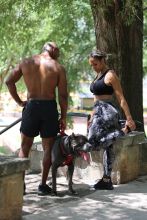 Sheree Whitfield and Martell Holt