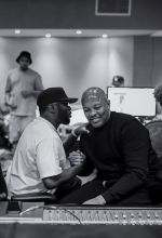 Diddy joins Dr. Dre in the studio