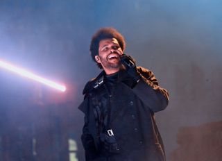 The Weeknd Performs At Mercedes-Benz Stadium