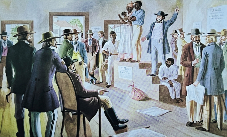 Slave Auction in America, Richmond, Virgina