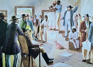 Slave Auction in America, Richmond, Virgina