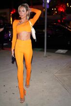 Alix Earle attends Drake's birthday party at Sexy Fish