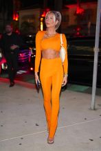 Alix Earle attends Drake's birthday party at Sexy Fish