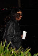 Lil Baby attends Drake's birthday party at Sexy Fish