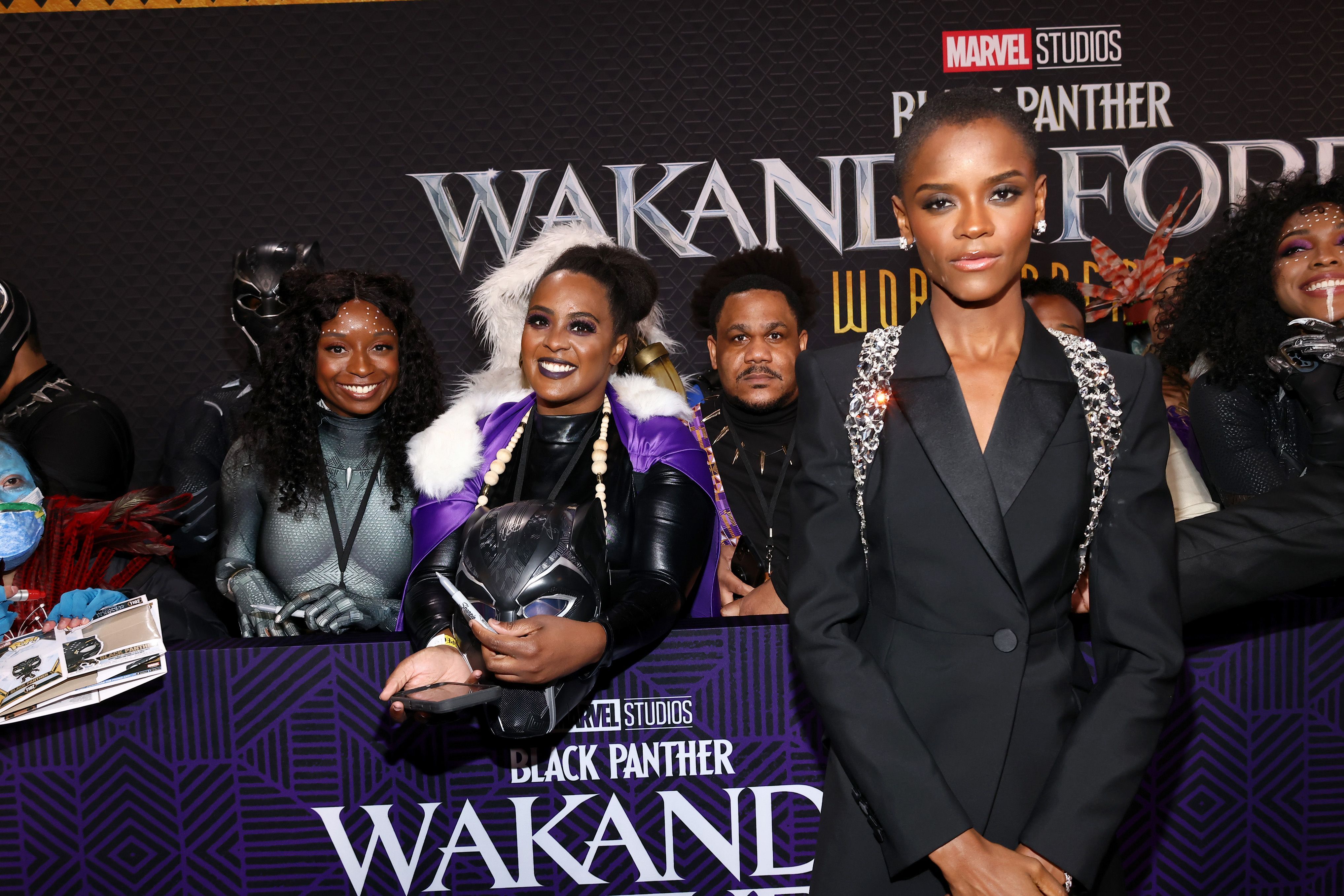 Danai Gurira Wore Robert Wun To The 'Black Panther 2: Wakanda Forever' LA  Premiere