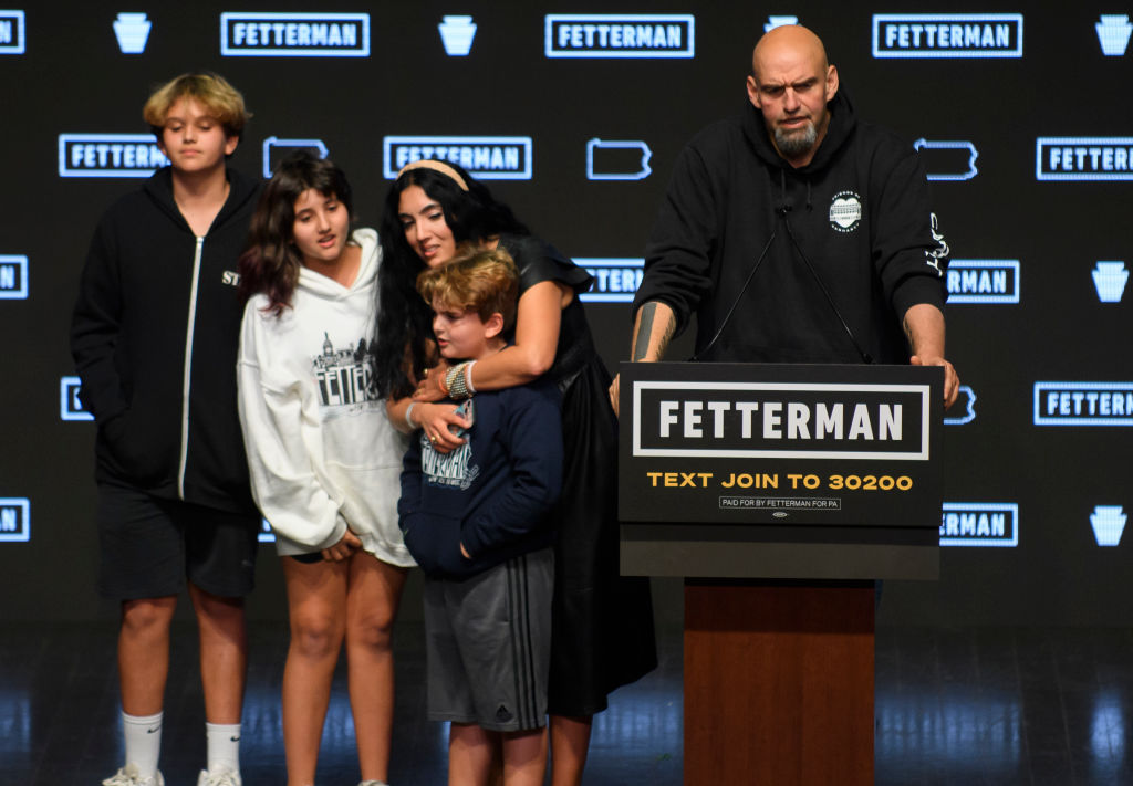 Pennsylvania Candidate For Senate John Fetterman Holds Election Night Party In Pittsburgh