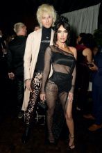 Machine Gun Kelly and Megan Foxx attend GQ Men of the Year Party