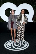 Quannah Chasinghorse and D’Pharaoh Woon-A-Tai attend GQ Men of the Year Party