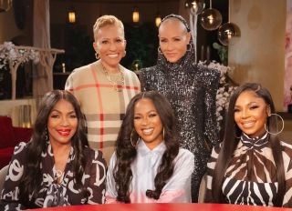Red Table Talk featuring Ashanti and her mom Tina Douglas and sister Shia Douglas who both survived domestic abuse