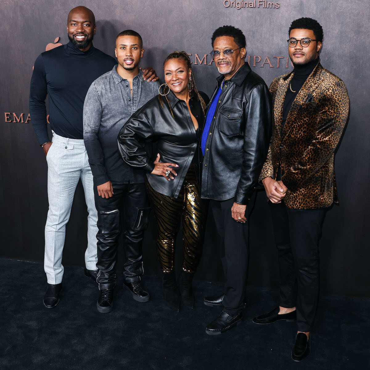 Mathis family attends Emancipation premiere