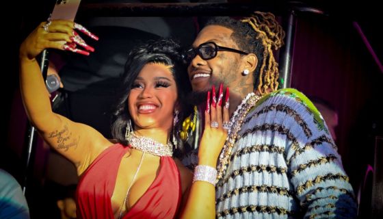 Cardi B And Offset Celebrate New Year's Eve 2023 At E11EVEN Miami