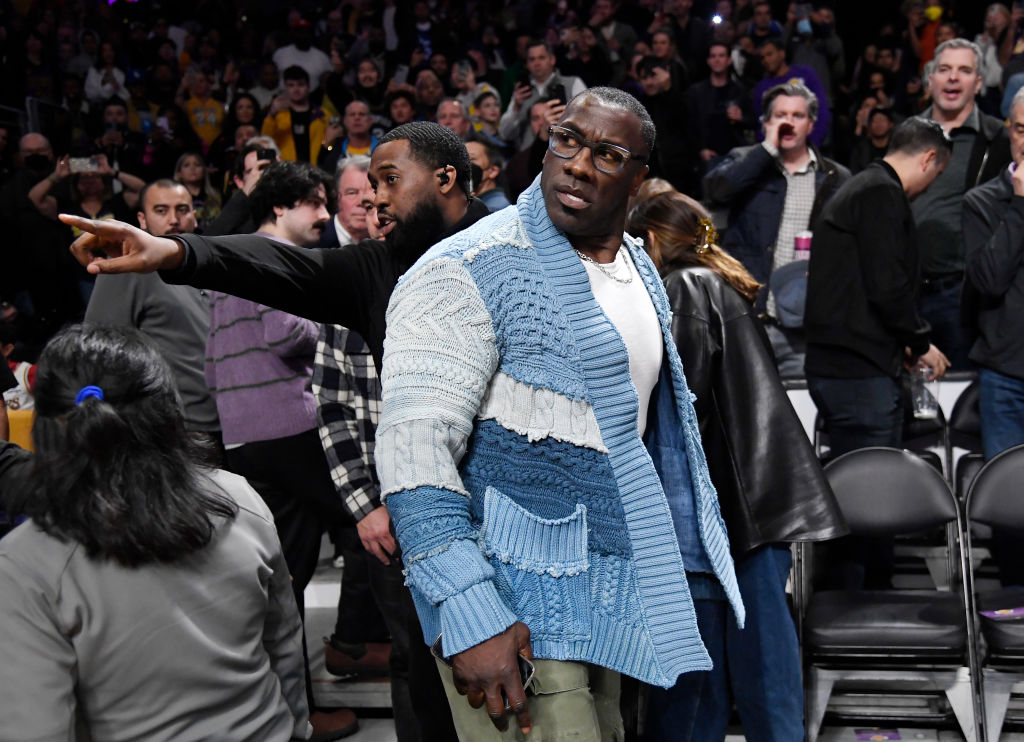 Shannon Sharpe Dresses As GOAT James On Undisputed: Watch