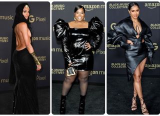 Ciara, Amber Riley and Bia attend the Black Music Collective Grammy Week event