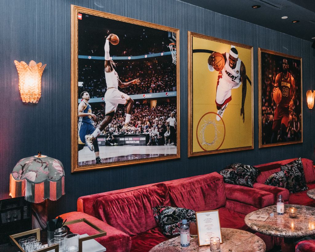 LeBron James record-breaking celebration assets