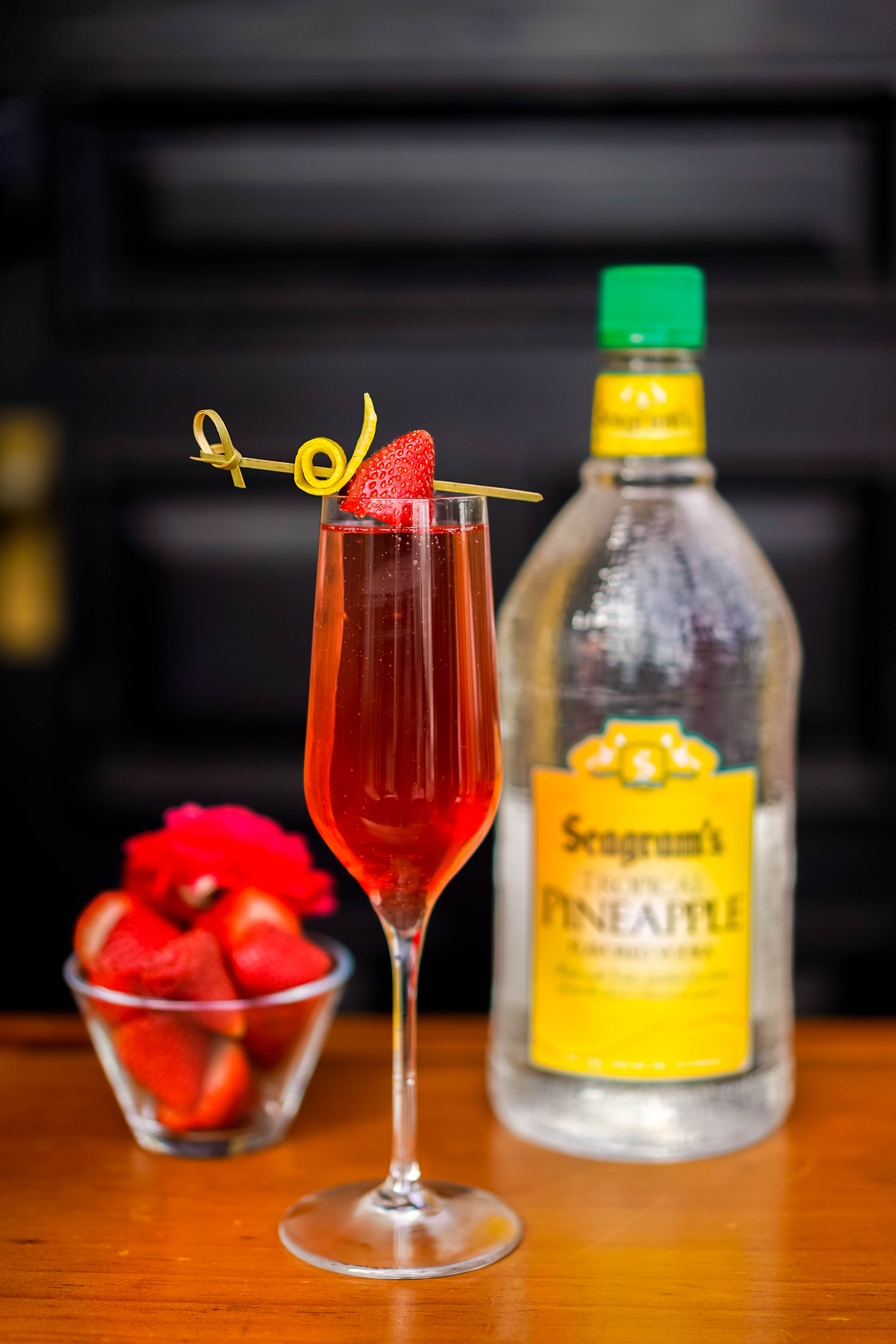 Seagram’s Berry In Love Mimosa