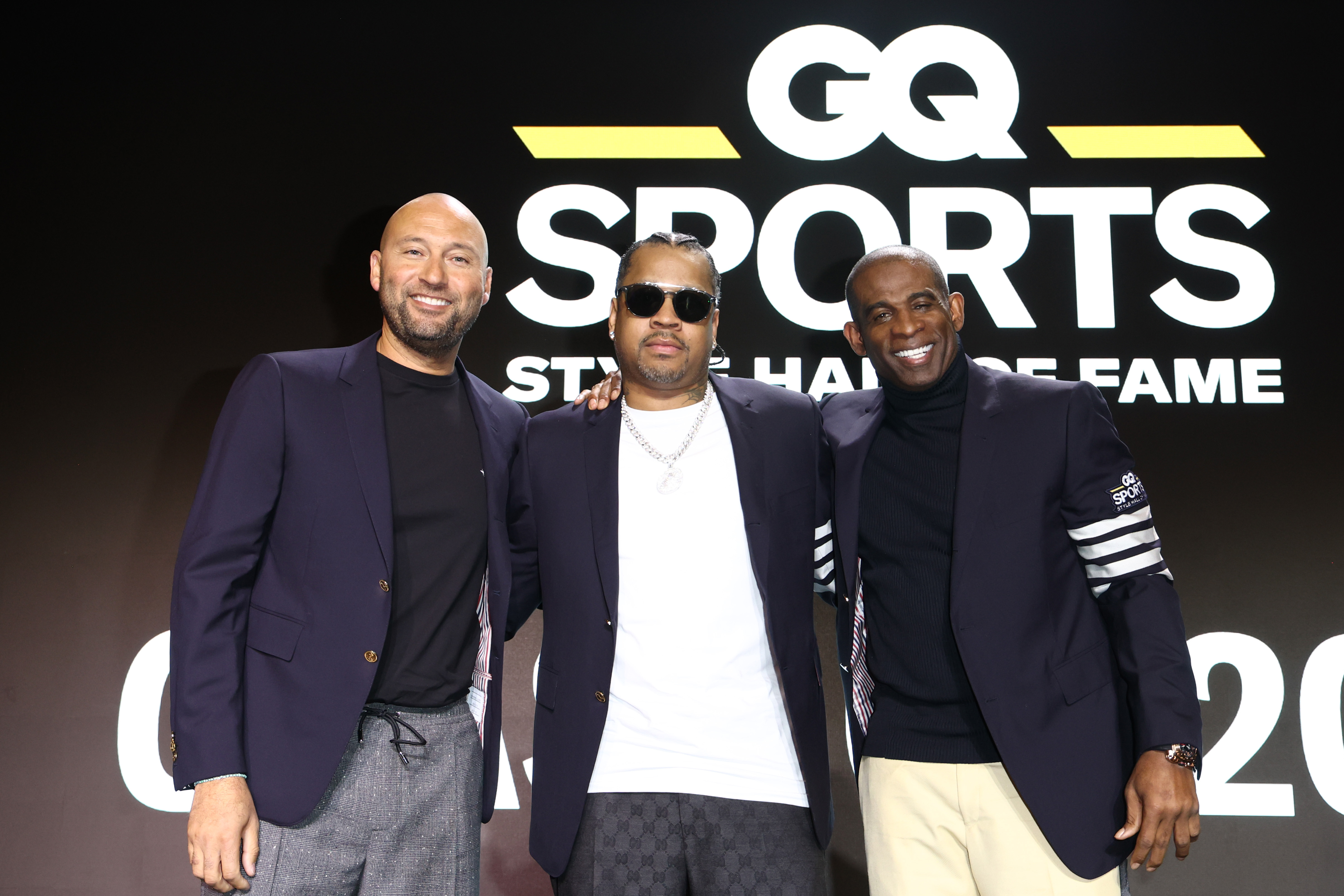 GQ Hosts Inaugural GQ Sports Style Hall of Fame Event in Scottsdale, Honoring Deion Sanders, Allen Iverson and Derek Jeter