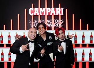 Brian Le, Sam Song Li and Andy Le at the 29th Screen Actors Guild Awards presented by Official Spirits Partner Campari.