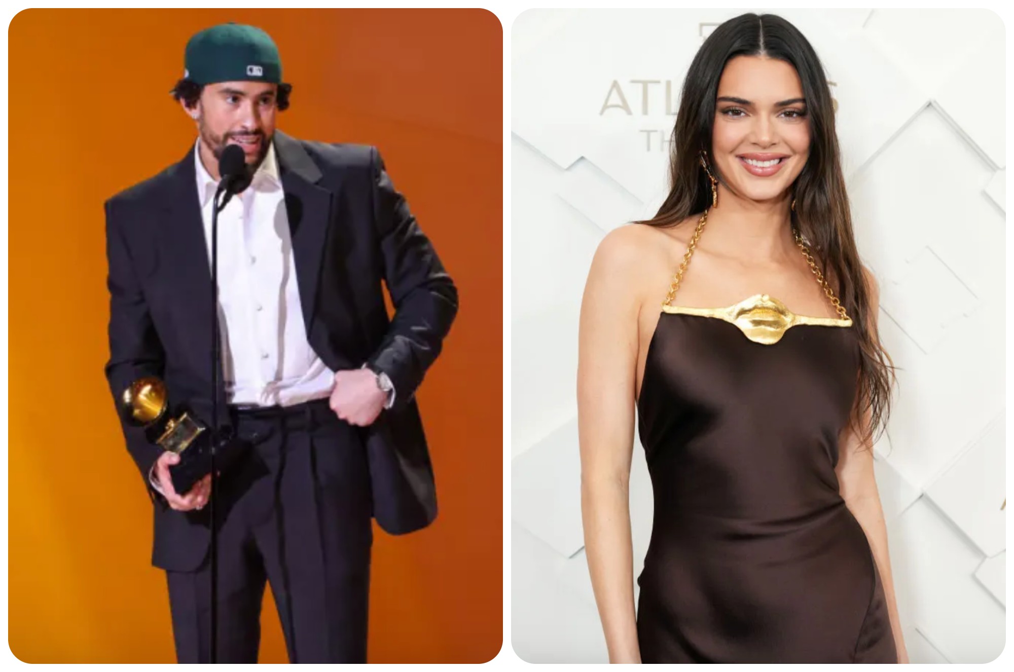 Bad Bunny & Kendall Jenner Spotted Sharing A Hug And Kiss