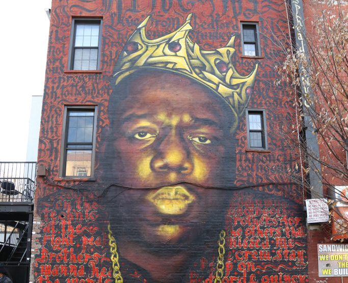 The Notorious B.I.G. Mural in Brooklyn