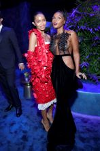 Yara Shahidi and Janelle Monae 2023 Vanity Fair Oscars Party