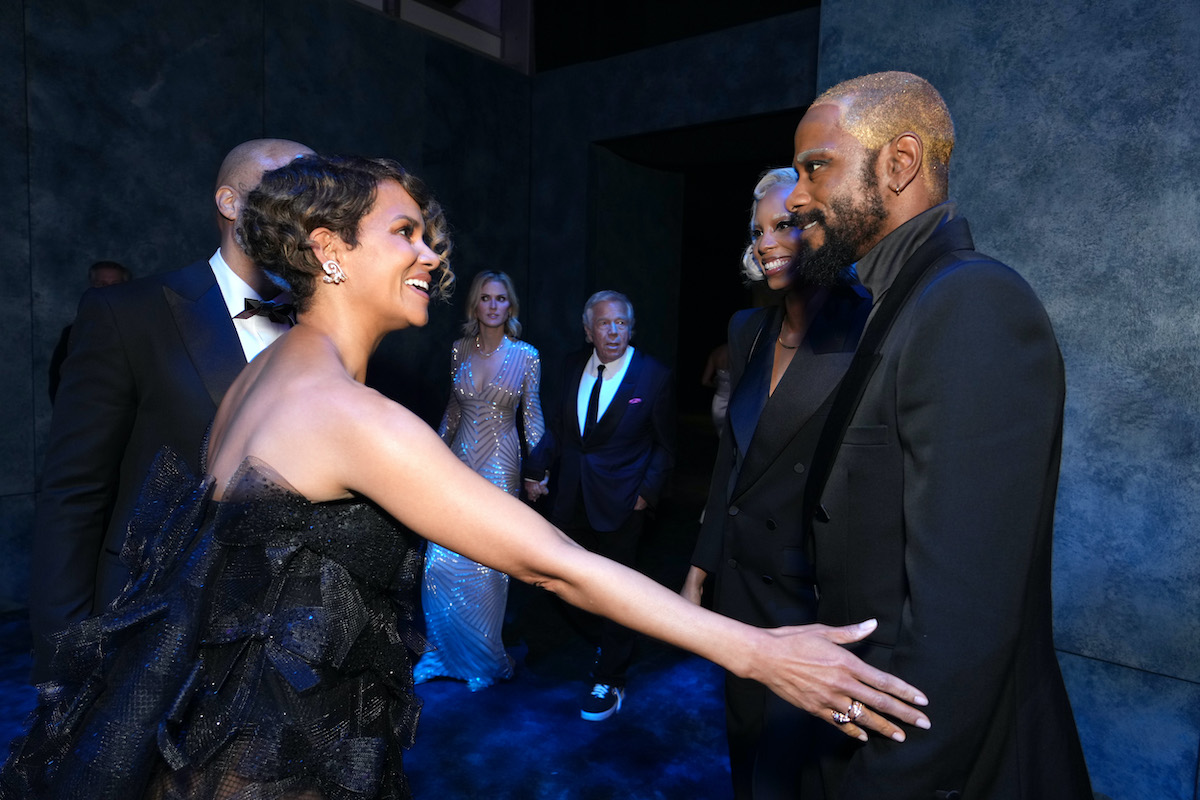 Halle Berry Kashmere Trice Lakeith Stanfield 2023 Vanity Fair Party