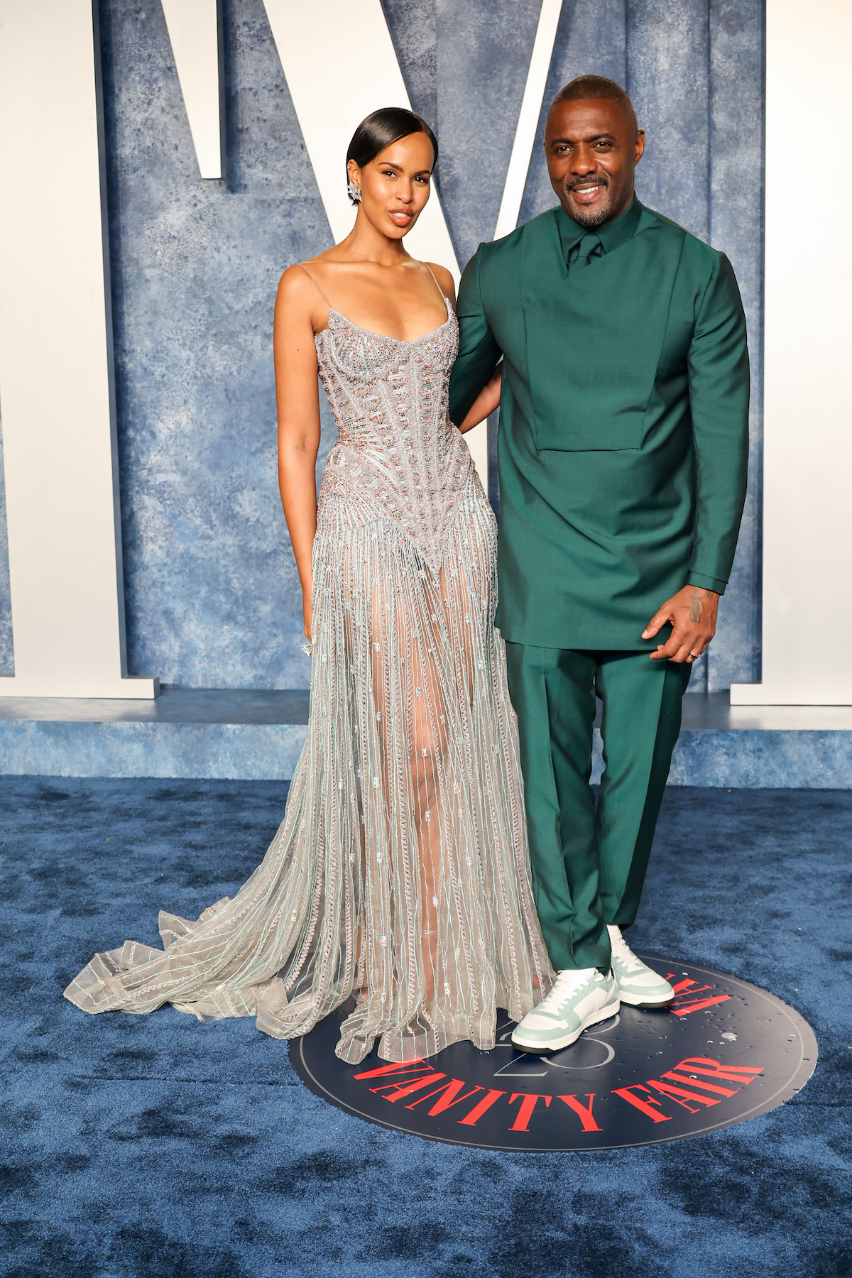 Sabrina and Idris Elba 2023 Vanity Fair Oscars Party