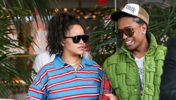 A$AP Rocky And Radiant RihRih Spotted Casually Bumping Around West Hollywood