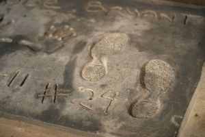 Kobe Bryant's Hand And Foot Prints Placed At TCL Chinese Theatre Forecourt