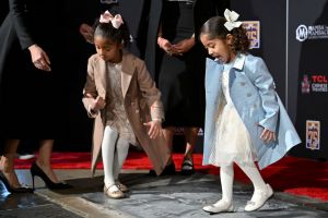 Kobe Bryant's Hand And Foot Prints Placed At TCL Chinese Theatre Forecourt