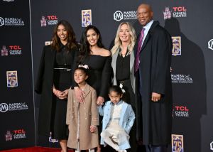 Kobe Bryant's Hand And Foot Prints Placed At TCL Chinese Theatre Forecourt