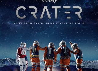 Key art and production stills for the Disney+ original film Crater